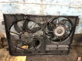 Radiator cooling fan shroud