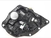 Rear door window regulator with motor