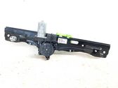 Rear door window regulator with motor