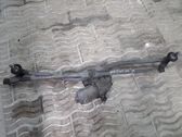 Front wiper linkage and motor