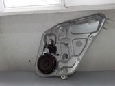 Rear door window regulator with motor