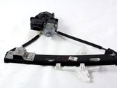 Rear door window regulator with motor