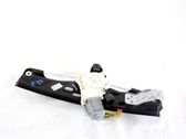 Rear door window regulator with motor