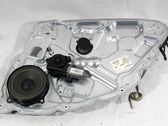 Rear door window regulator with motor