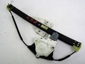 Rear door window regulator with motor