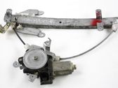 Rear door window regulator with motor