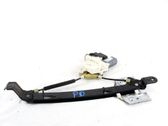 Rear door window regulator with motor