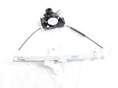 Rear door window regulator with motor