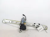 Rear door window regulator with motor