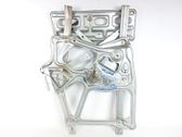 Rear door window regulator with motor