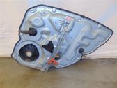 Rear door window regulator with motor