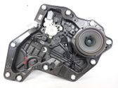 Rear door window regulator with motor