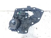 Rear door window regulator with motor