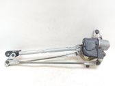 Front wiper linkage and motor