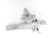 Rear door window regulator with motor