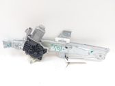 Rear door window regulator with motor