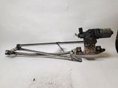 Front wiper linkage and motor