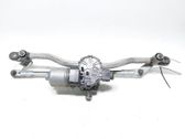 Front wiper linkage and motor
