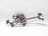 Front wiper linkage and motor