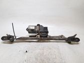 Front wiper linkage and motor