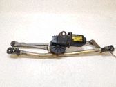 Tringlerie et moteur d'essuie-glace avant