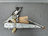 Rear door window regulator with motor