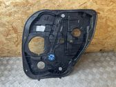 Rear window lifting mechanism without motor
