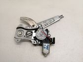 Rear door window regulator with motor