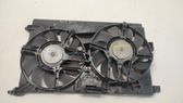 Radiator cooling fan shroud