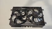 Radiator cooling fan shroud