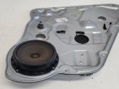 Rear door window regulator with motor