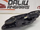 Rear door window regulator with motor