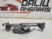 Front wiper linkage and motor