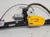 Rear door window regulator with motor