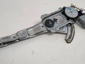 Rear door window regulator with motor