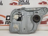 Rear door window regulator with motor