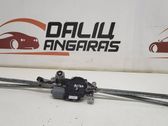 Front wiper linkage and motor