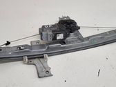 Rear door window regulator with motor