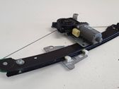Rear door window regulator with motor