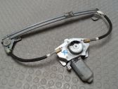 Rear window lifting mechanism without motor
