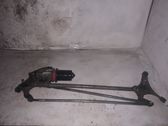 Front wiper linkage and motor