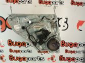 Rear window lifting mechanism without motor