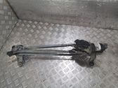 Front wiper linkage and motor