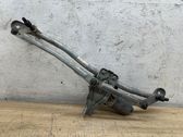 Front wiper linkage and motor