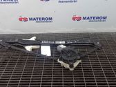 Rear door window regulator with motor