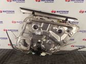 Rear door window regulator with motor