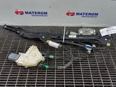 Rear door window regulator with motor