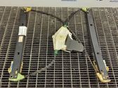 Rear door window regulator with motor