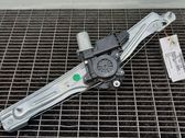 Rear door window regulator with motor