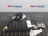 Rear door window regulator with motor
